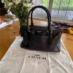 Coach Legacy Haley Satchel - Black